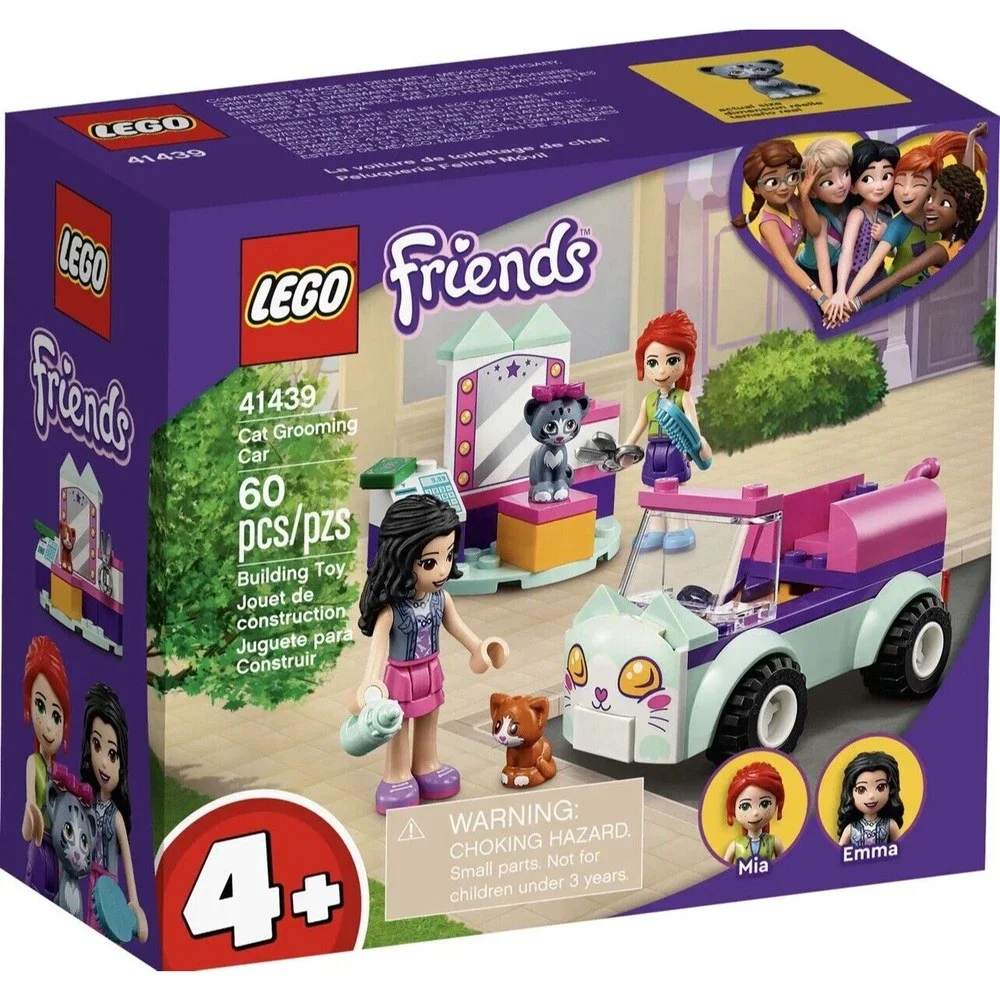 LEGO 41691 RETIRED Friends Doggy Day Care & 41439 Cat Grooming Car Read‎